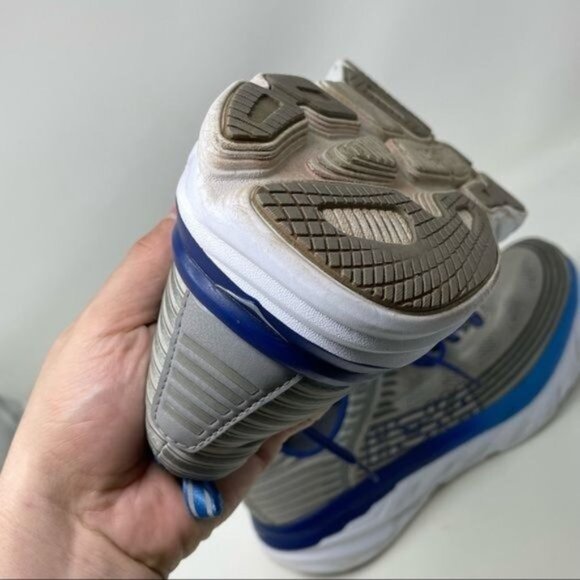 HOKA  One One Bondi 6 Mens Size 11.5 Blue Gray Sneakers  Running scratched main image 5